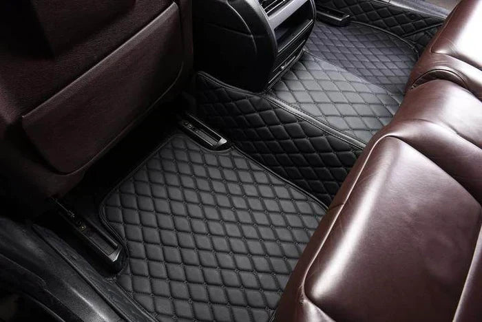 Prestige® Custom Black and White Car Mats