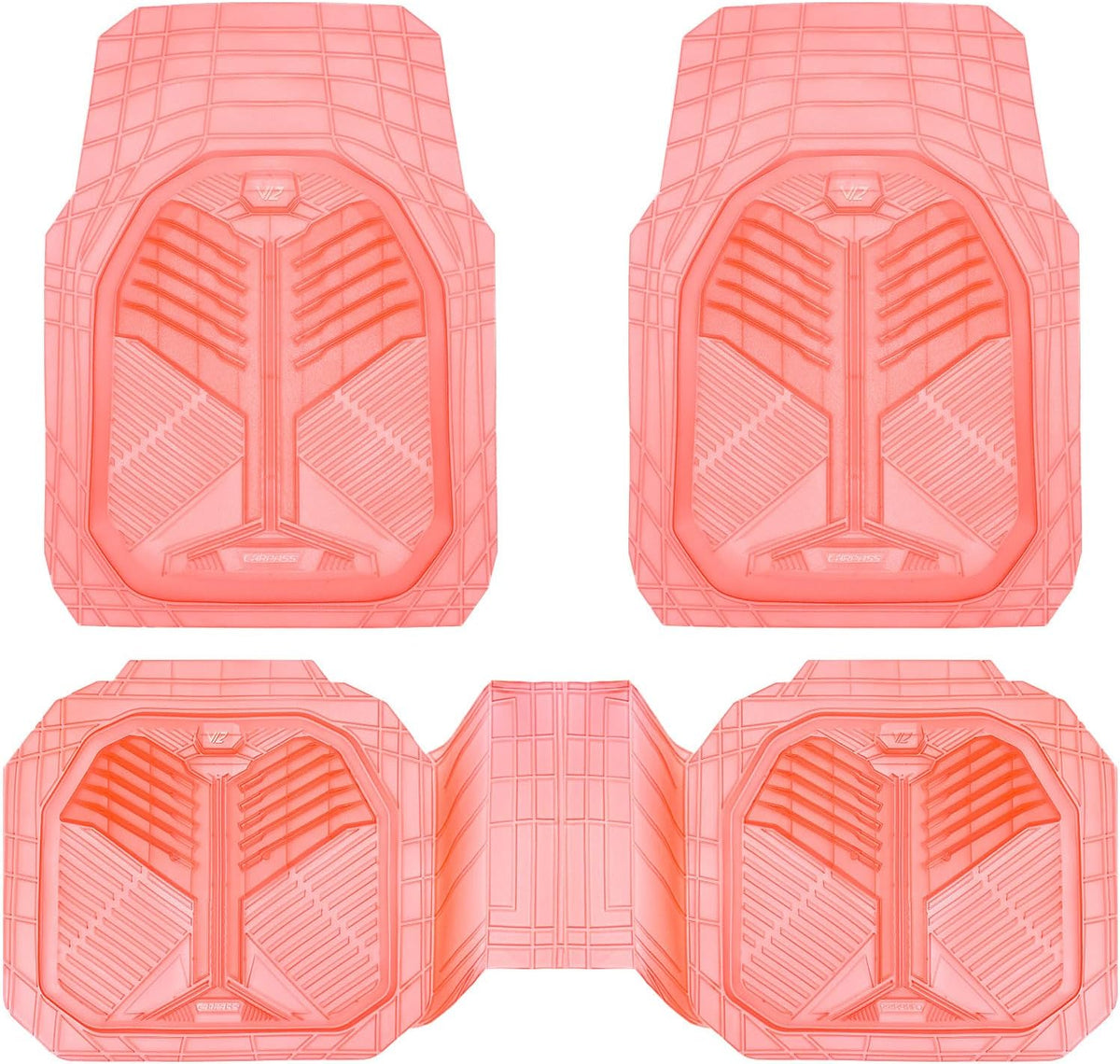 Universal Car Mat Set- Pink