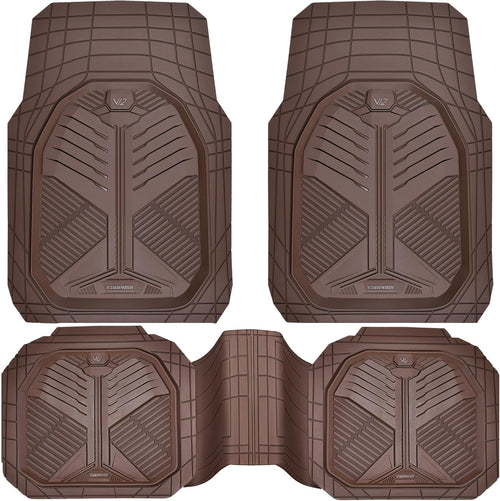 Universal Car Mat Set- Brown