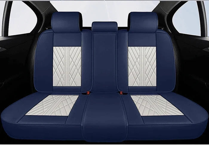 Prestige Executive Seat Cover – Beige & Blue