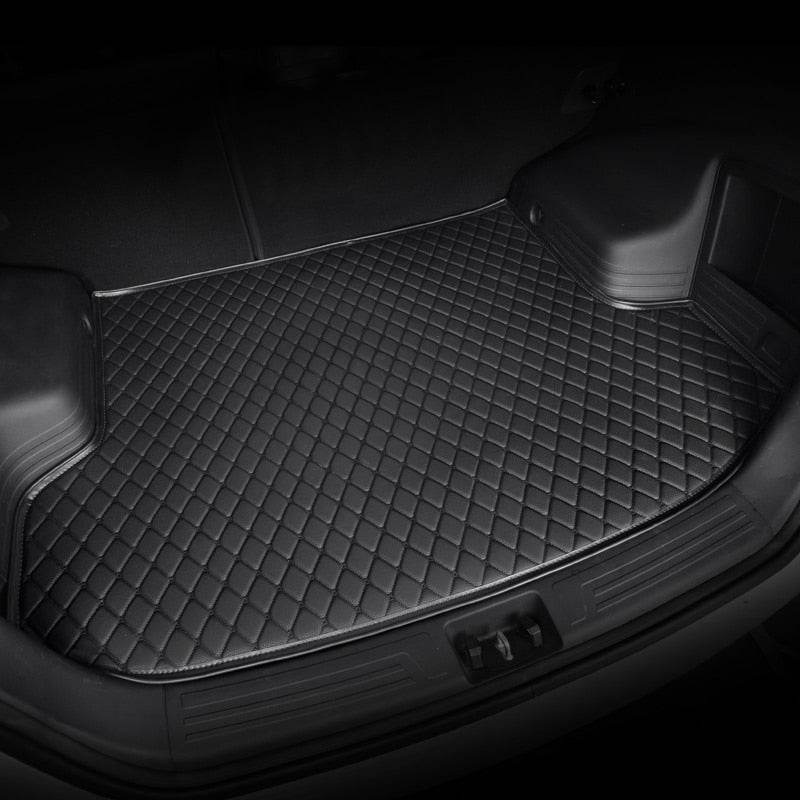 Custom car trunk mats Black