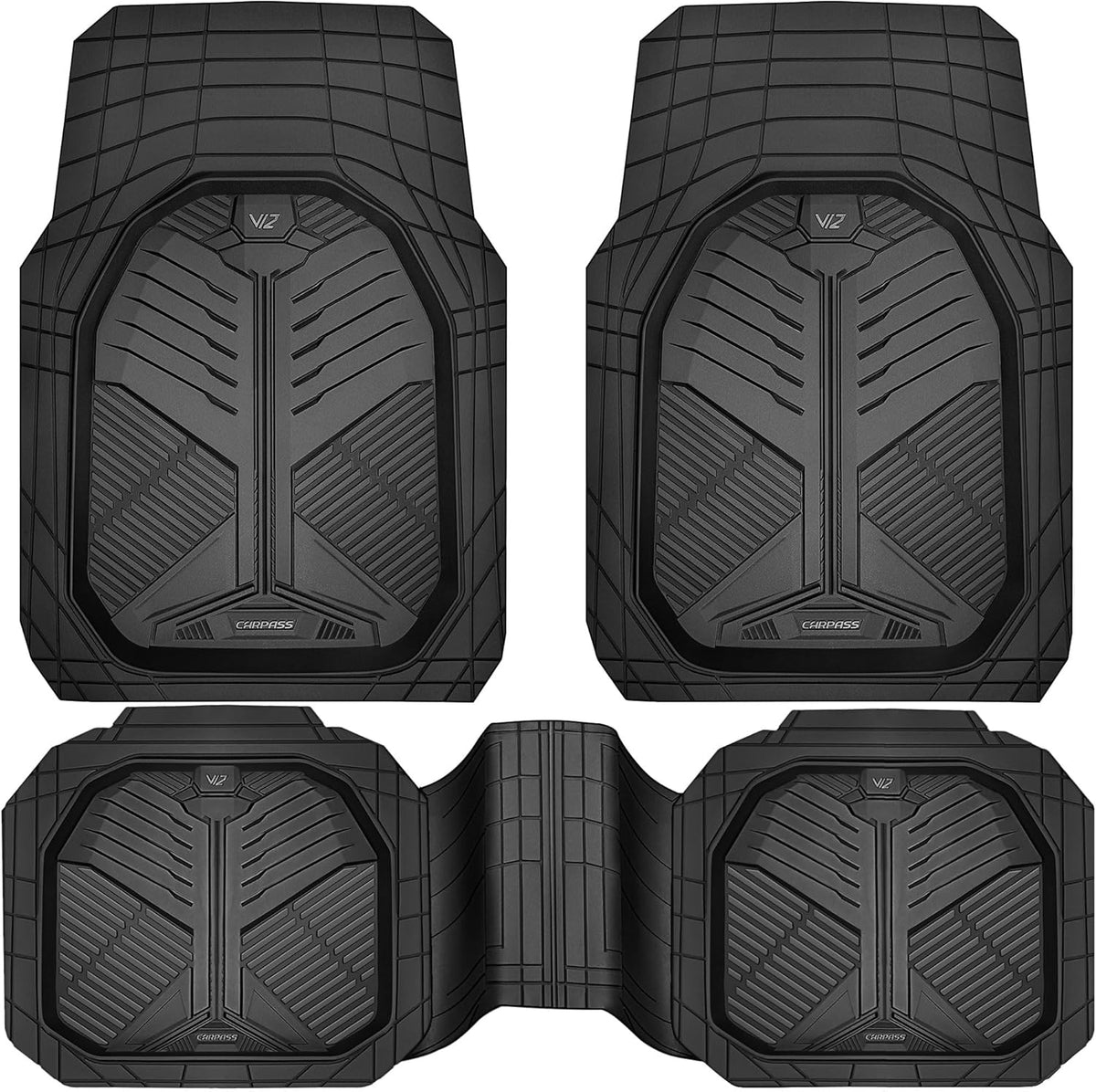 Universal Car Mat Set-All Black